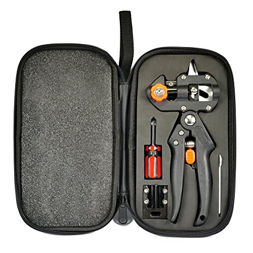 Preisvergleich Produktbild Vzer Gartenschere mit 2 extra Klingen, Kreuzschlitz-Schraubendreher und Schraubenschlüssel