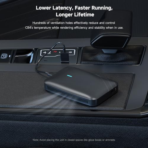 ATOTOSELECT Wireless CarPlay & Android Auto Adapter Support YouTube/Netflix - image 4