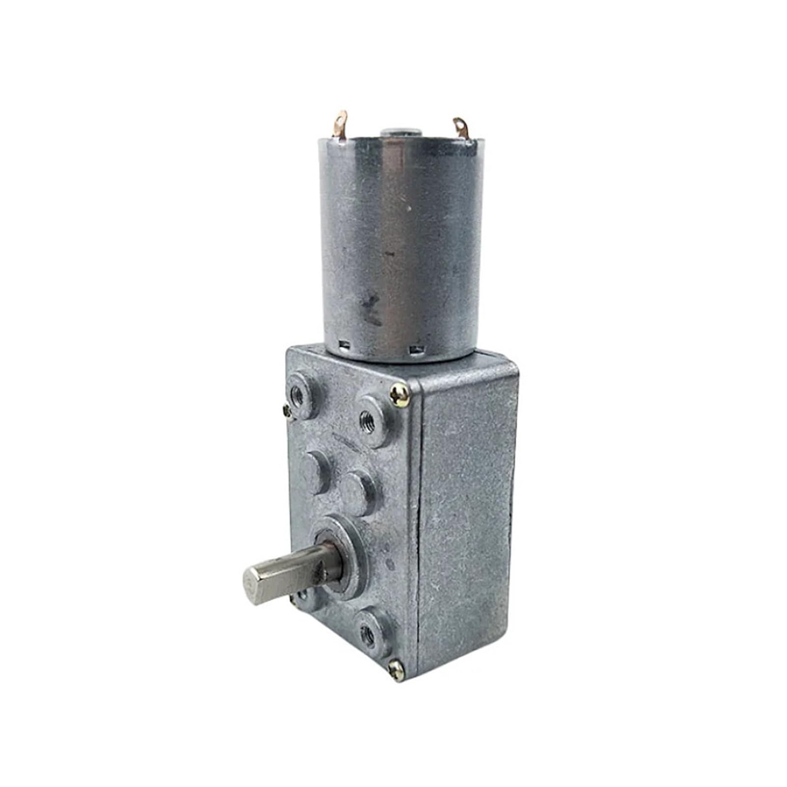 Moteur à engrenage à vis sans fin JGY370 DC 12V 46RPM avec arbre en D