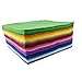flic-flac 42pcs1.4mm Thick Soft Felt Fabric Sheet Assorted Color Felt Pack DIY Craft Sewing Squares Nonwoven Patchwork (25cm * 25cm)