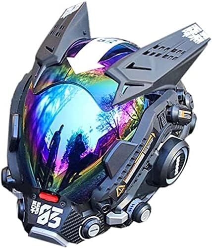 Amazon.co.jp: [TUKRKRS] サイバーパンクマスクヘルメット