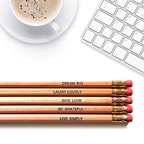 Lápices inspiradores con grabados motivacionales miniatura 1