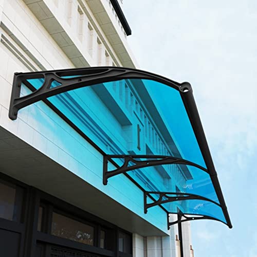 Outdoor-Polycarbonate-CoverWindow-Door-Awning-CanopyFront-Door-Outdoor-Patio-Awning-CanopyBlack-Aluminium-FrameUv-Rain-Snow-Sunlight-Protection-Modern-Door-Canopy-24×47 Outdoor Polycarbonate CoverWindow Door Awning CanopyFront Door Outdoor Patio Awning CanopyBlack Aluminium FrameUv Rain Snow Sunlight Protection Modern Door Canopy 24×47