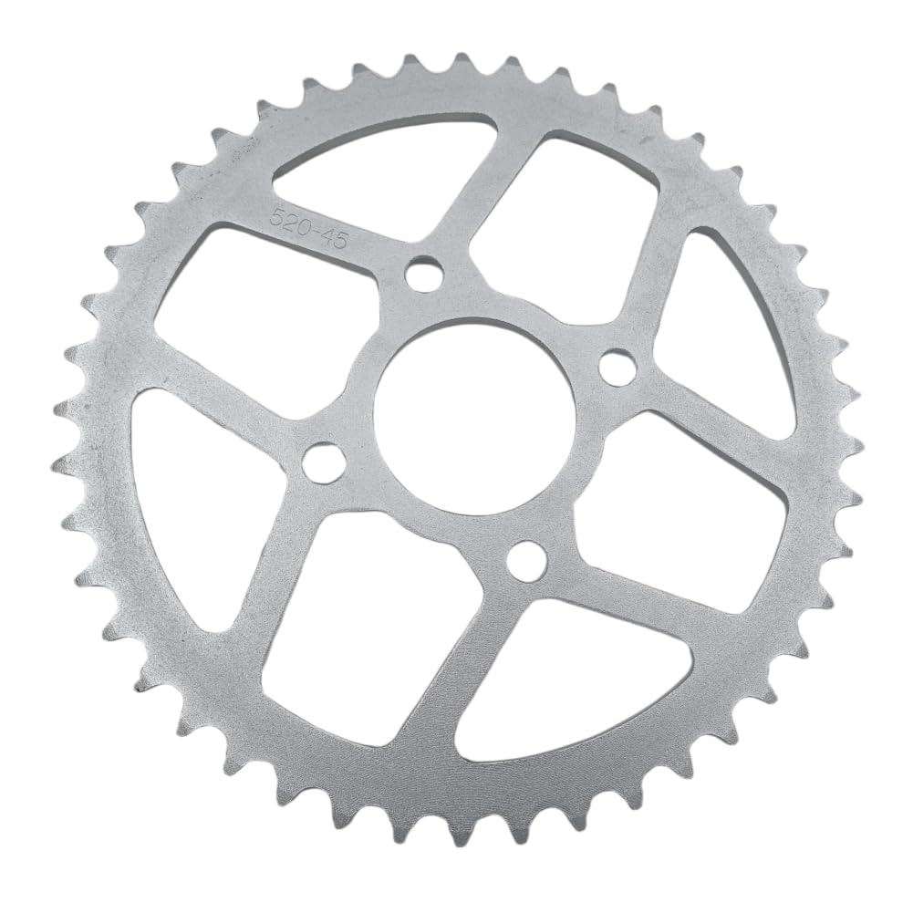 45 Tooth Rear Chain Sprocket ID 58mm for 520 Chain 50CC 70CC 90CC 110CC 125CC 250CC Pit Dirt Bike ATV Quad Bike Motorcycle