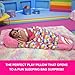 Happy Nappers: Care Bears Sleep Sack Medium - Cheer Bear - 54 x 20, 2-in-1: Plush Character Opens Into Sleeping Bag, Soft Nap & Play Animal, Kids 3+