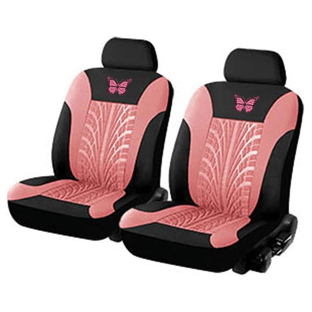 RWRAPS Voiture Housses Siège pour Do-dge Caliber 2006-2011, Ensemble Complet de Housses Couverture Siège Respirant Protecteur Siege Tissu Accessoire,C/Pink