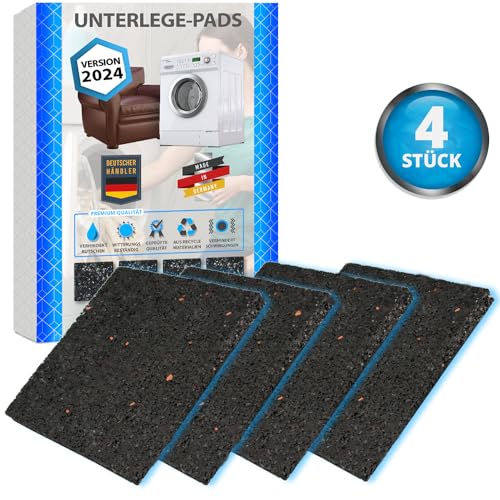 Tapis Anti-Vibration 60x60 Cm Fabriqué En Allemagne - Pour Machine à Laver, Sèche-Linge Et Appareils Électriques
