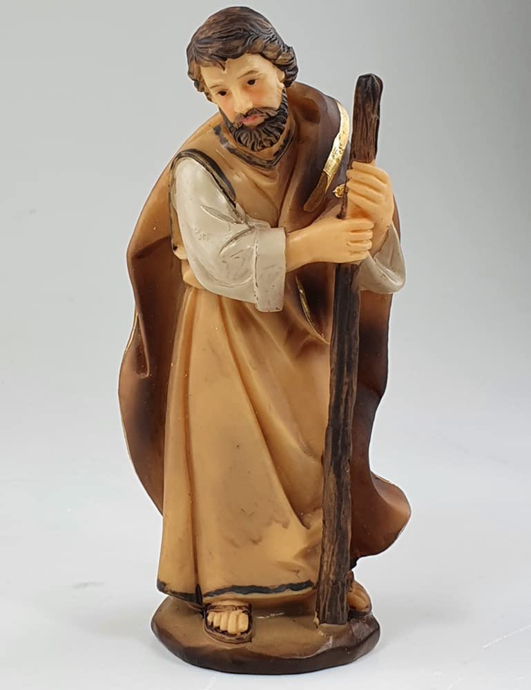 Riffelmacher Krippenfigurenset Basic 11-TLG. 78314-8-11 cm - Handarbeit Weihnachtskrippe Jesus Geburt Weihnachtswunder Heiligabend Dekoration