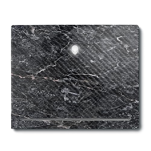 Image of MightySkins Carbon Fiber Skin Compatible With Alienware X16 R1 (2023) Full Wrap Kit - Onyx Marble | Protective, Durable Textured Carbon Fiber Finish | Easy To Apply and Change Styles | Made in the USA