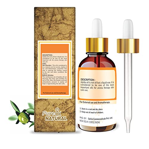 Image of Crysalis Jojoba Oil 50 ml (1.69 fl oz) - Natural Liquid Wax Carrier for Skincare, Haircare, DIY Formulations, Soaps & Cream Blends