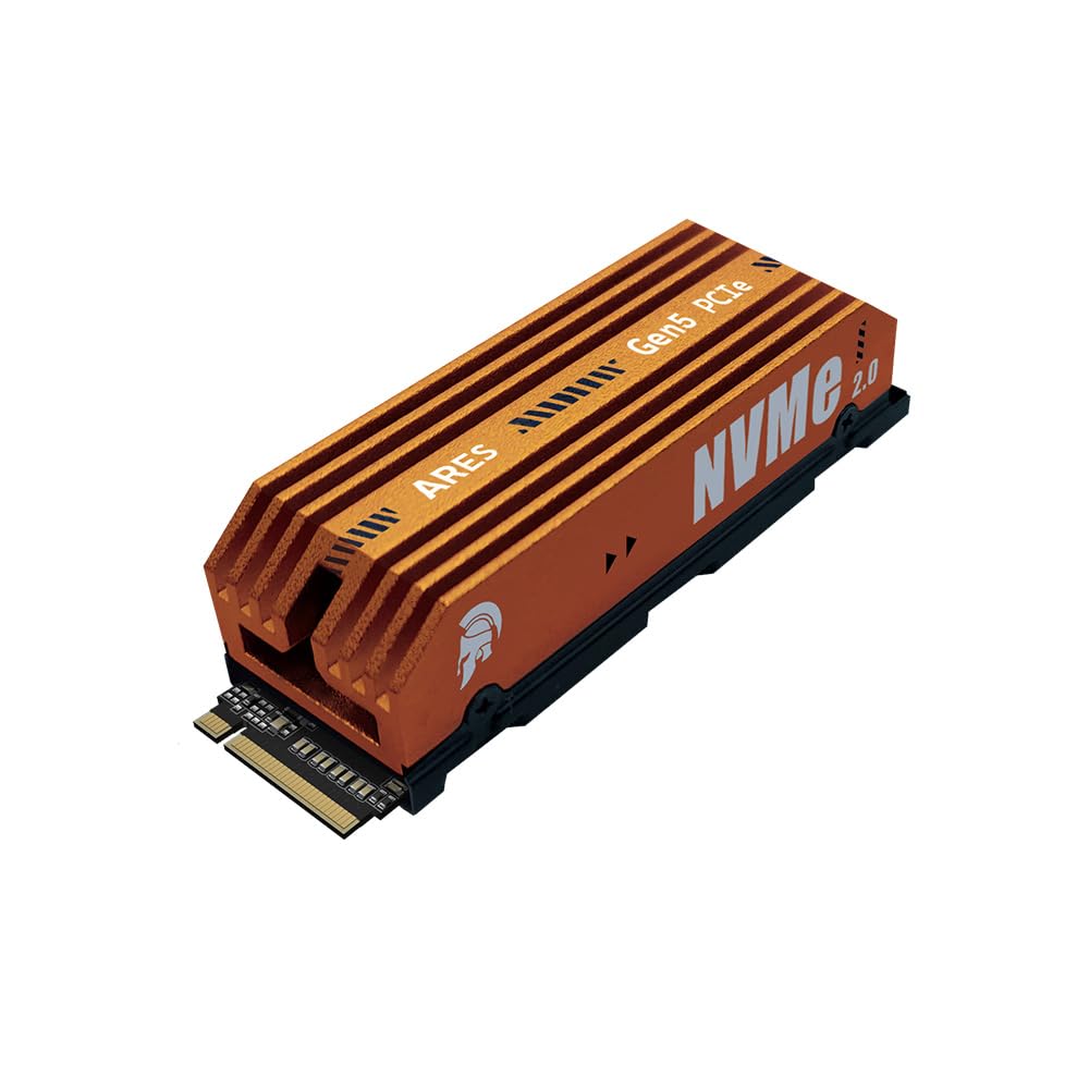 DATO SSD 1TB Gen5 M.2 SSD with Heatsink PCIe 5.0 x4 Internal Solid State Drive Up to 12,000MB/s Read, 10,000MB/s Write HighSpeed, Durable, Easy Install, PCIe 5.0 M.2 Slot- ARES Aethon-image-11