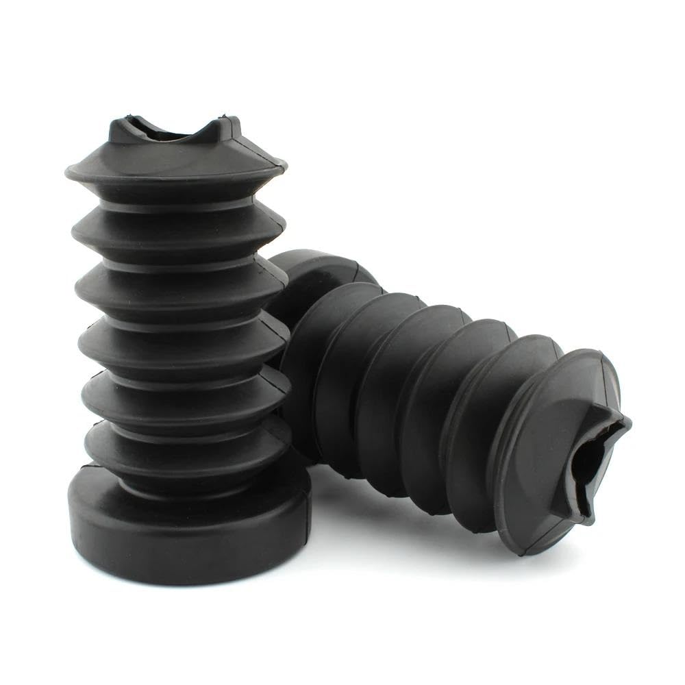 Hinten Stoßdämpfer Dämpfer Für Harley Touring Für Street Electra Glide Road King 1997-2013 Schwarz Gummi Motorrad Hinterradgabel Abdeckung Stoßdämpfer Abdeckung Federbeine Hinten