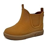BabyBeatly Boatilus, unisex, botas de lluvia para niños, 100% impermeables CALABAZA cepillado talla 26/27