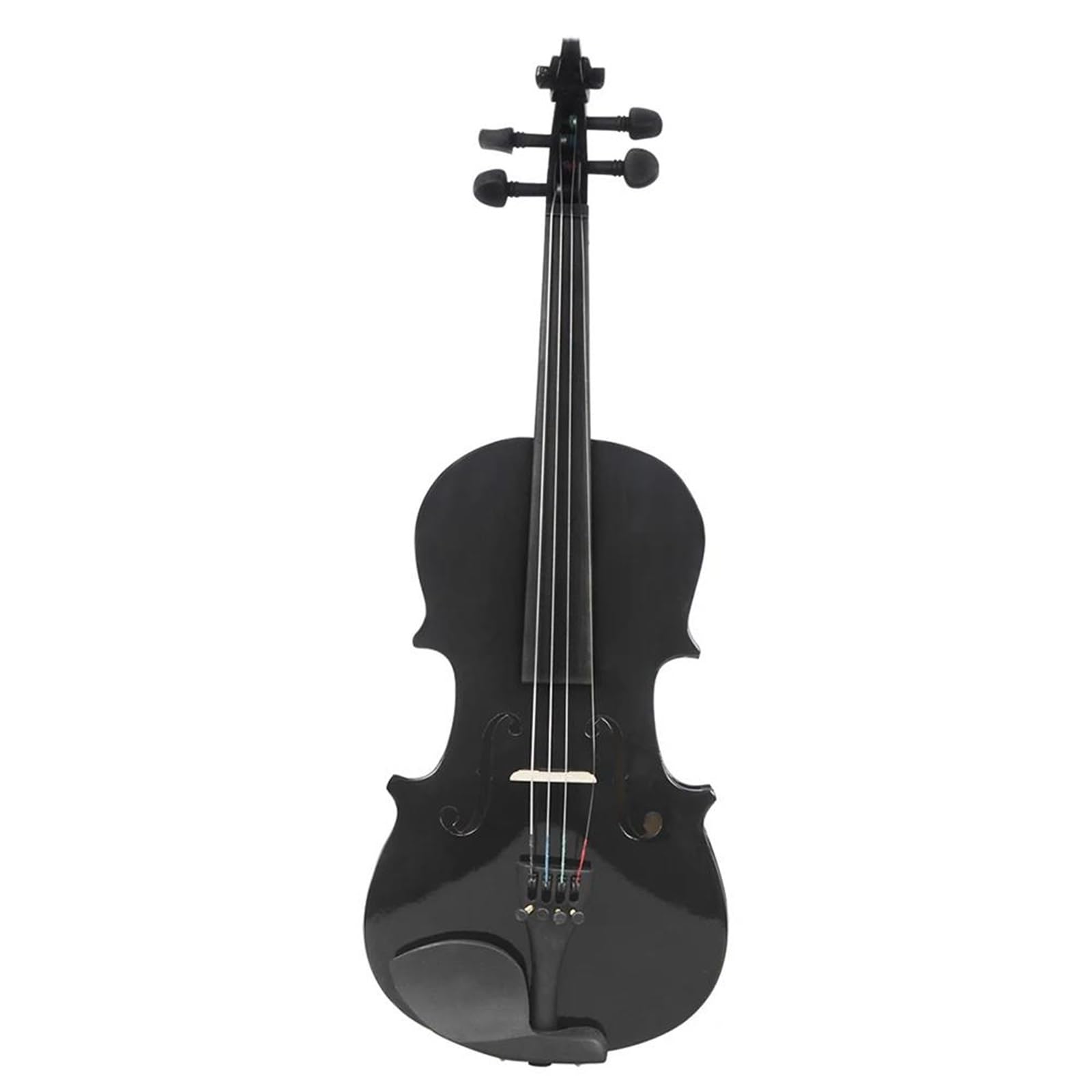 Kit Di Violino Professionale Violino Acustico In Legno Massello Per Strumento A Corda Di Violino Nero 1/8 Con Scatola Di Accessori Per Strumenti Musicali