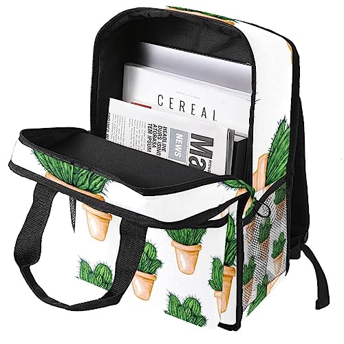 Sac à dos imprimé cactus multicolore de 35,5 cm pour école - 3