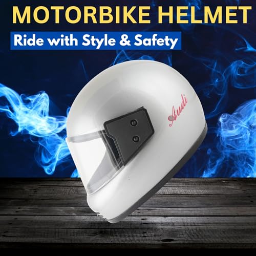 Image of Sage Square Audi Full Face Clear Visor Helmet | ISI Certified | High Standard Safety | Extra Comfort & Stylish