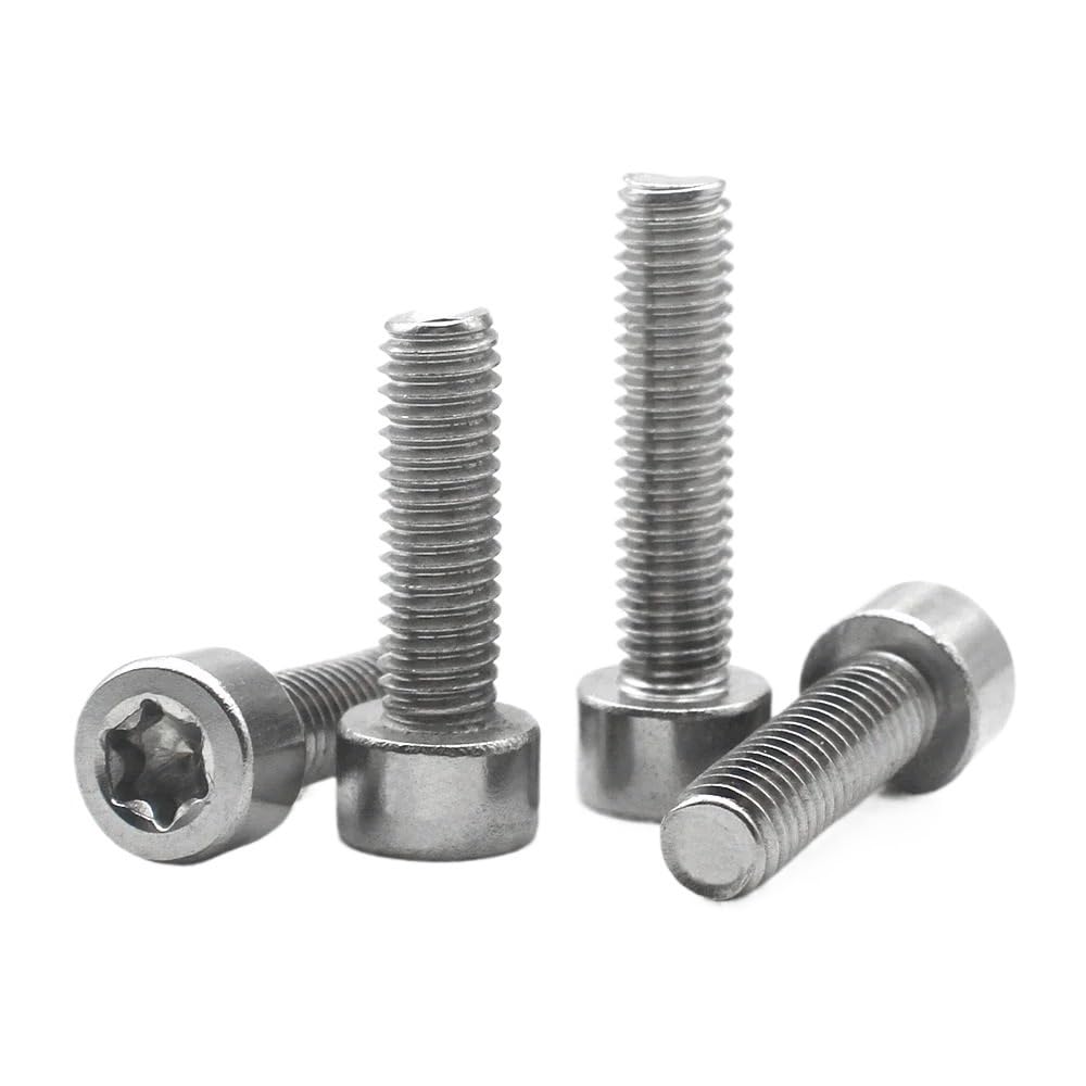 FALKIN 5-100 viti di azionamento a sei lobi con testa cilindrica in acciaio inossidabile SUS304, dimensioni metriche M1.6 M2 M2.5 M3 M4 M5 M6 M8 M10(16mm,M2 (100pcs))