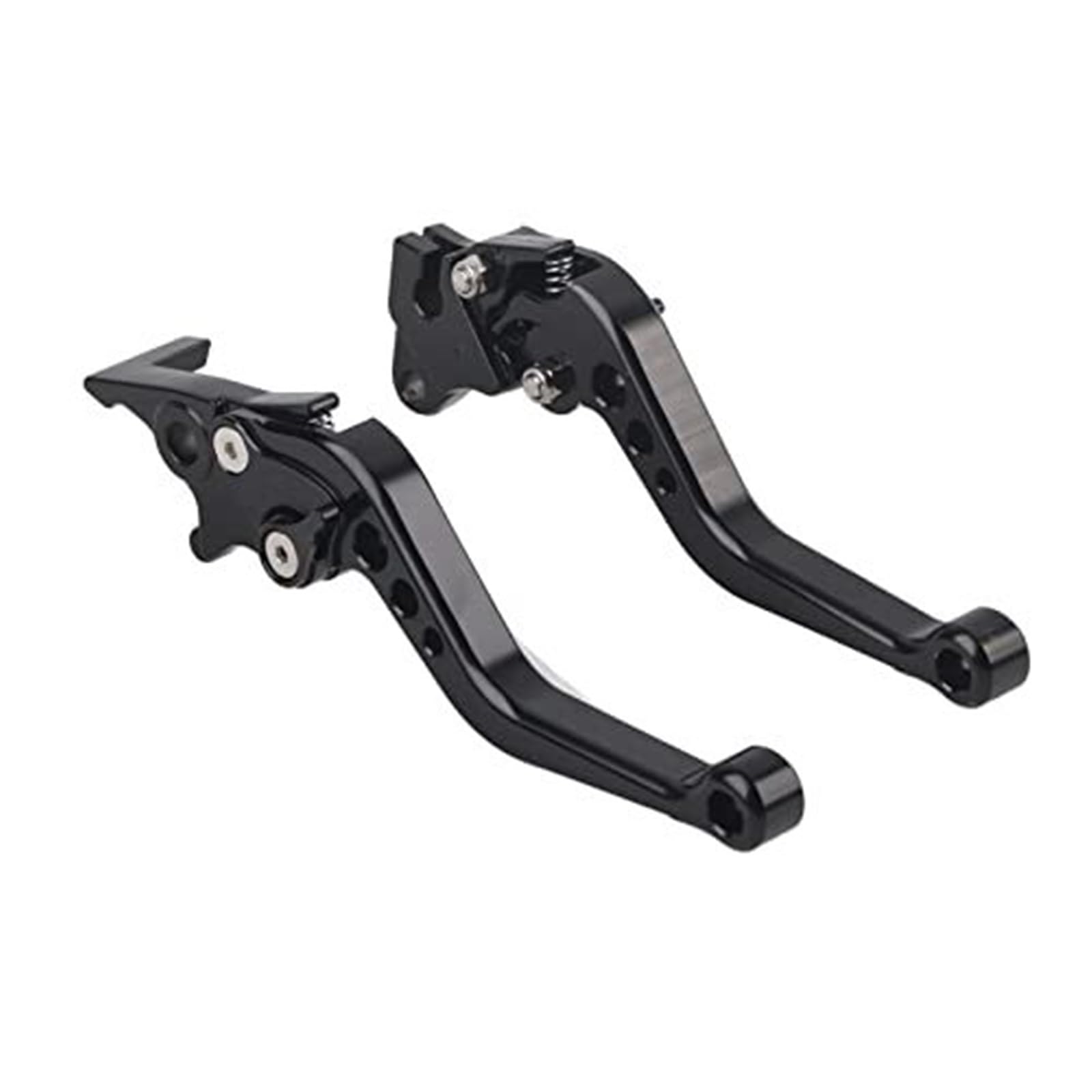 FLBZBLKASL Motorcycle Short Brake Clutch Levers 2PCS Motorcycle Brake Clutch Lever Handlebar Braking Device Adjustable Aluminium Handle
