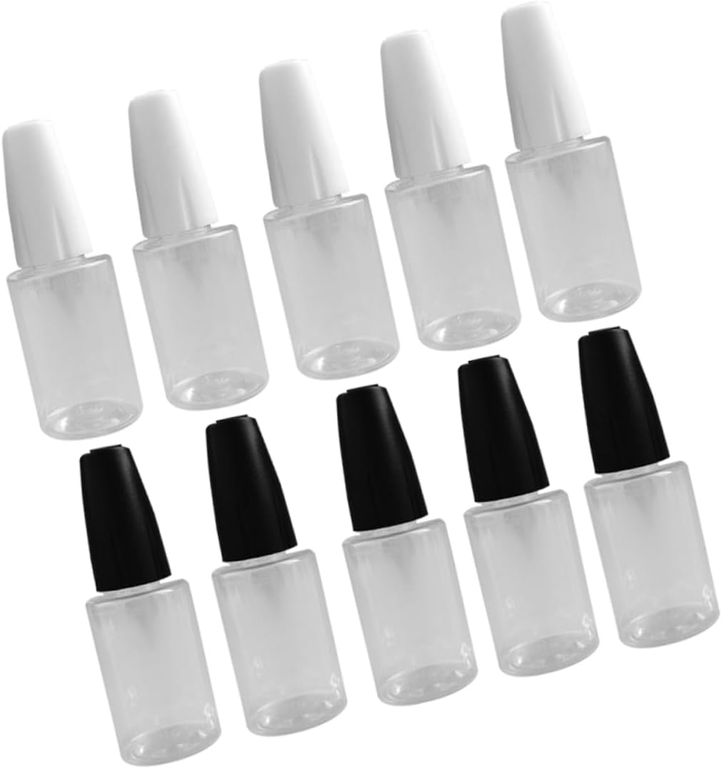 ULTECHNOVO 50pcs Precision Applicator Bottles Multi-function Glue Dropper Bottles Caps for Liquid Dispensing Crafting and Travel Use