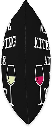 Miniatura 2 de Advice for Wine Water Sports - Almohada divertida de kitesurf, 18 x 18 pulgadas, multicolor