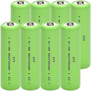 Aa Rechargeable Battery Rechargeable Battery Rechargeable Battery Aa Battery 1 2V Ni-Mh Battery Aa2700 Mah Rechargeable Battery 1 2V 8Pcs