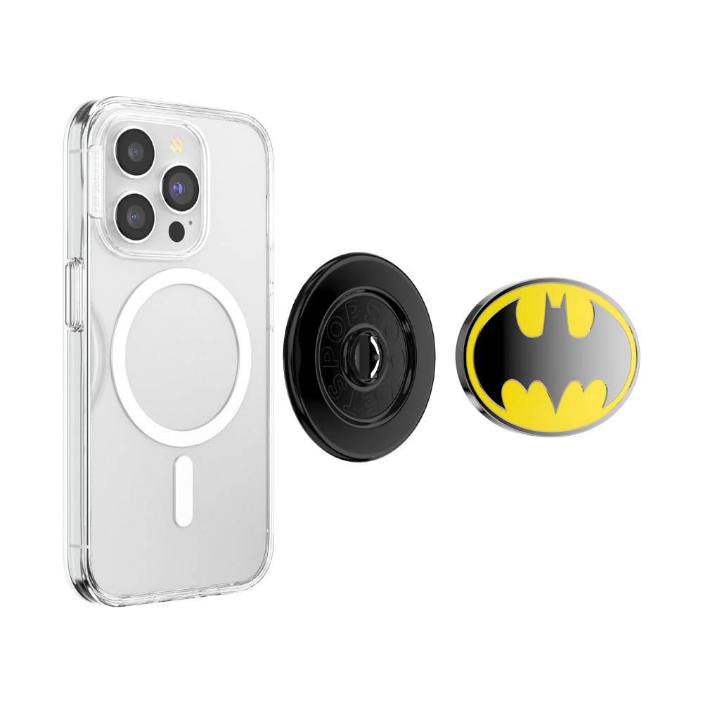 PopSockets Impugnatura rotonda per telefono compatibile con MagSafe, anello adattatore incluso, supporto per telefono, compatibile con ricarica wireless - Luxe Enamel Mickey
