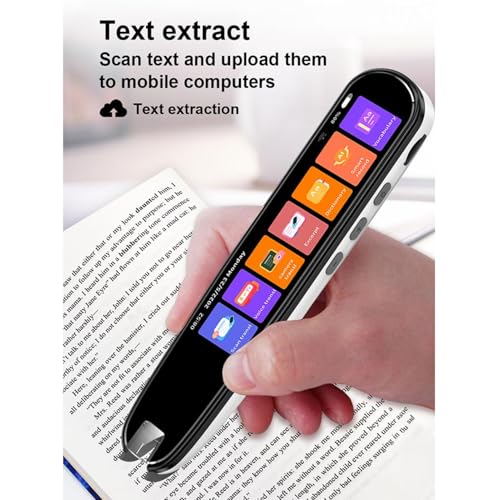 Translation-Scanning-Pen-OCR-Reading-Pen-134-Languages-Voice-Translator-Device-Text-to-Speech-Device-Smart-Scanner-Translator-for-Language-Learners-Business-Travel-White