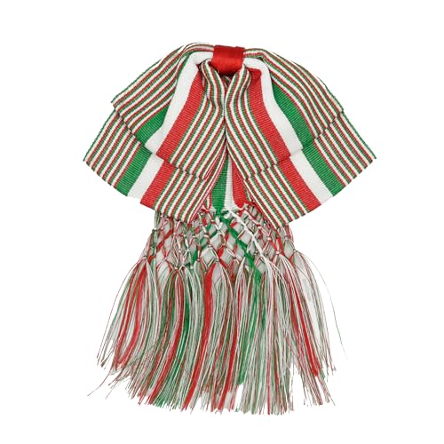 Image of Large Mexican Charro Bow Tie - Mariachi Style With Elastic Band and 100% Handmade Tip