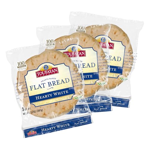 Toufayan Hearty White Flatbread 3-pack