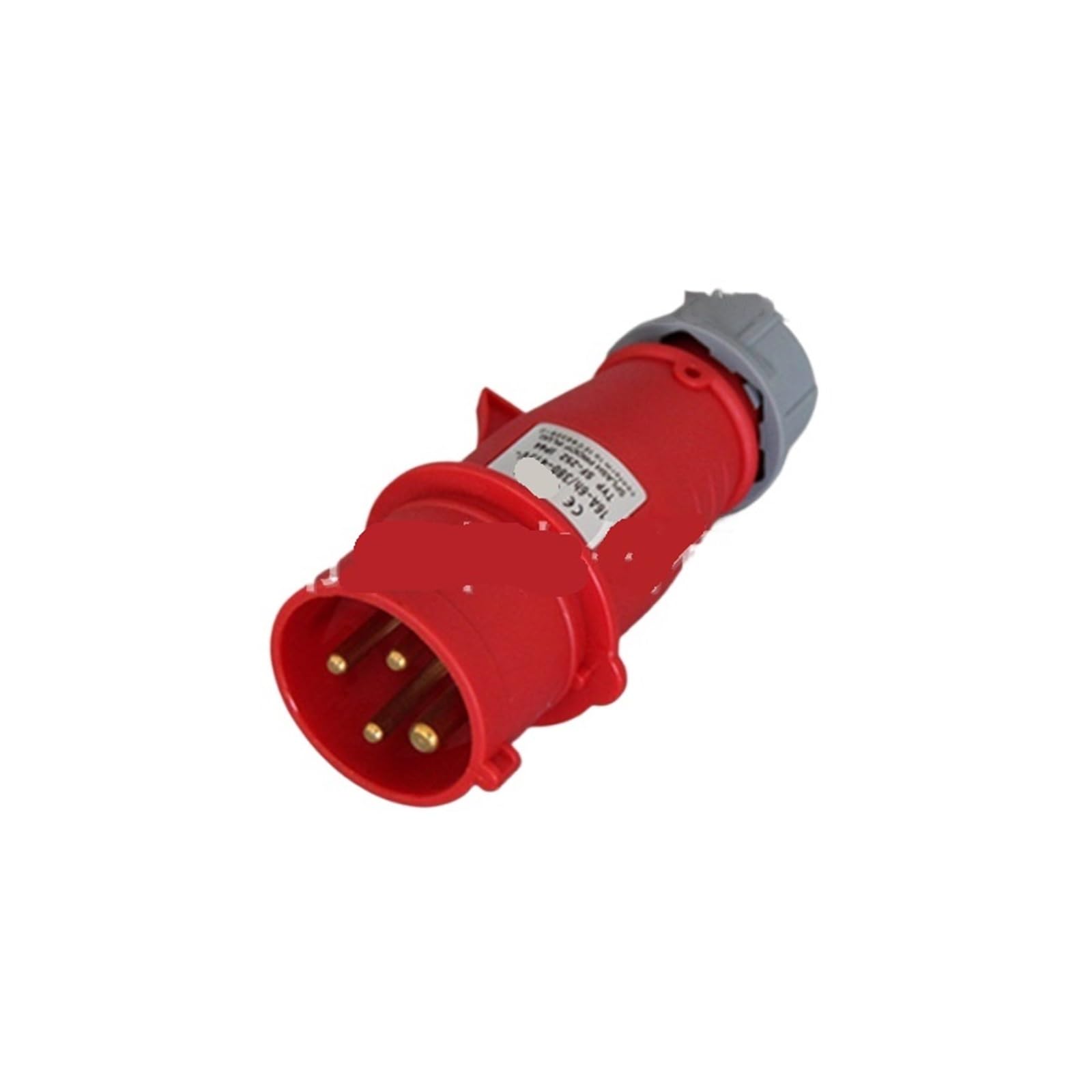 Enchufe industrial contra humedad y cortocircuitos IP44 4P/16A ignífugo 1