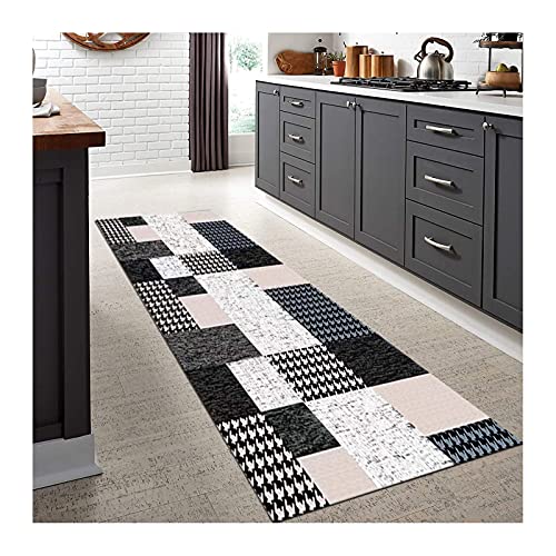 Keukens Woonkamer Gang Carpet Runner Moderne geometrische, Keukenloper Long Beschikbaar Aanpasbaar - Tapijt Runner Hall… - Afbeelding 3