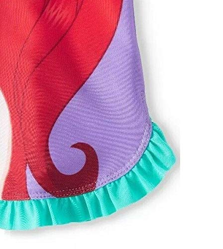 Disney The Little Mermaid Princess Ariel Toddler Girls Rash Guard Shirt3
