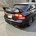 ECOTRIC Rear Trunk Spoiler Wing Compatible with 2006-2011 Honda Civic 4 Door Sedan ABS Trunk Spoiler Wing Painted Gloss Black