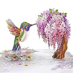 Hummingbird Wisteria-6x8in