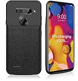 Newdery LG V40 ThinQ Battery Case, 5200mAh Slim Portable Power Charger Case with Raised Bezel Soft Edge Full Protection, Charging Case Only for LG V40 ThinQ