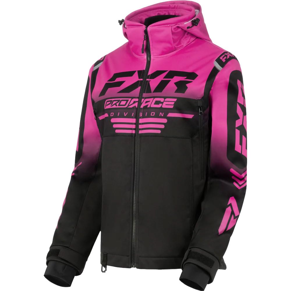 FXR Womens RRX Snowmobile Jacket Omni-Stretch Thermal Dry/Flex Fuchsia/Black - 8