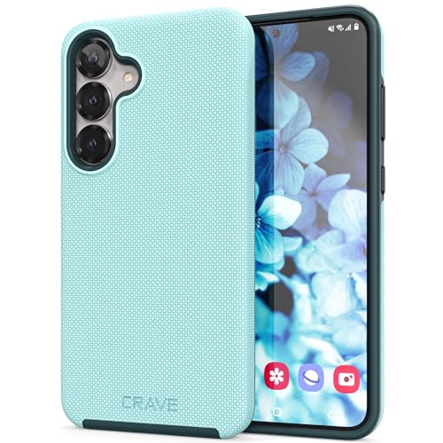 Image of Crave Compatible with Samsung Galaxy S25 Plus Case, Shockproof Protection Dual Layer Case for Samsung Galaxy S25 Plus (6.7 inch) - Aqua