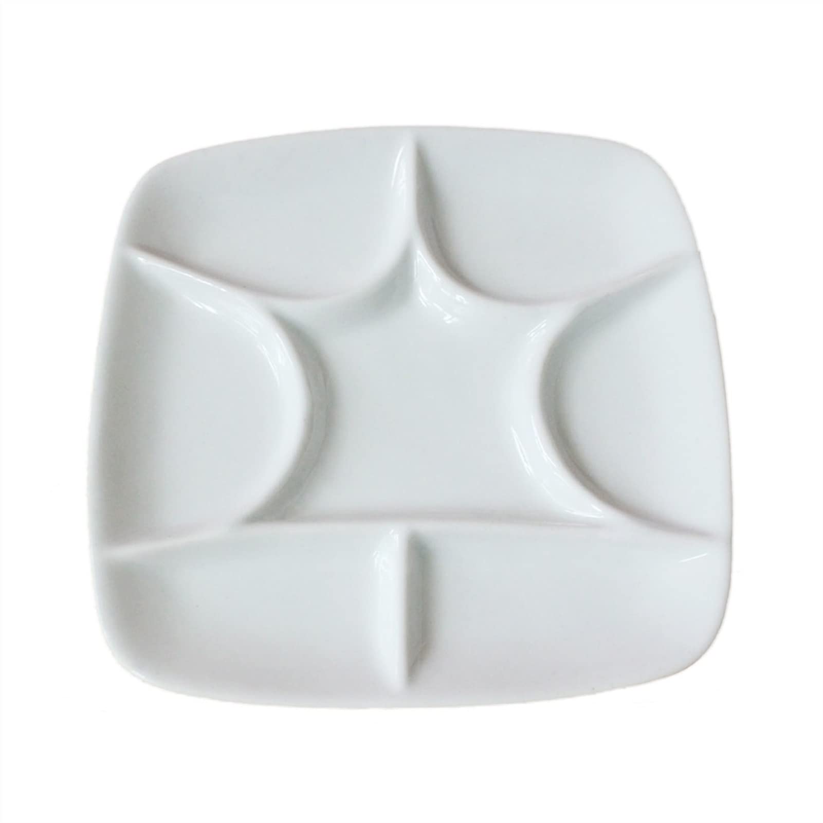 Paleta Artysty Porcelany, 6-calowa Paleta Mieszana Akwareli, Odpowiednia Do Akwareli, Gwaszu, Malarstwa Olejnego Itp.