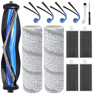 Accessori per Ecovacs Deebot X11 OmniCyclone/X11 Pro Omni /X11 Pro/X11/X9 Pro Omni/T80S Omni parte di ricambio per aspirapolvere,1spazzola principale,2 Spazzola a rullo,4 spazzole laterali,4 filtri