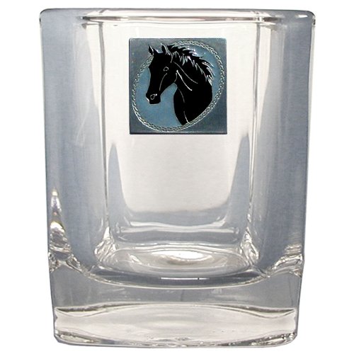 Siskiyou Sports Horses Rocks Glass
