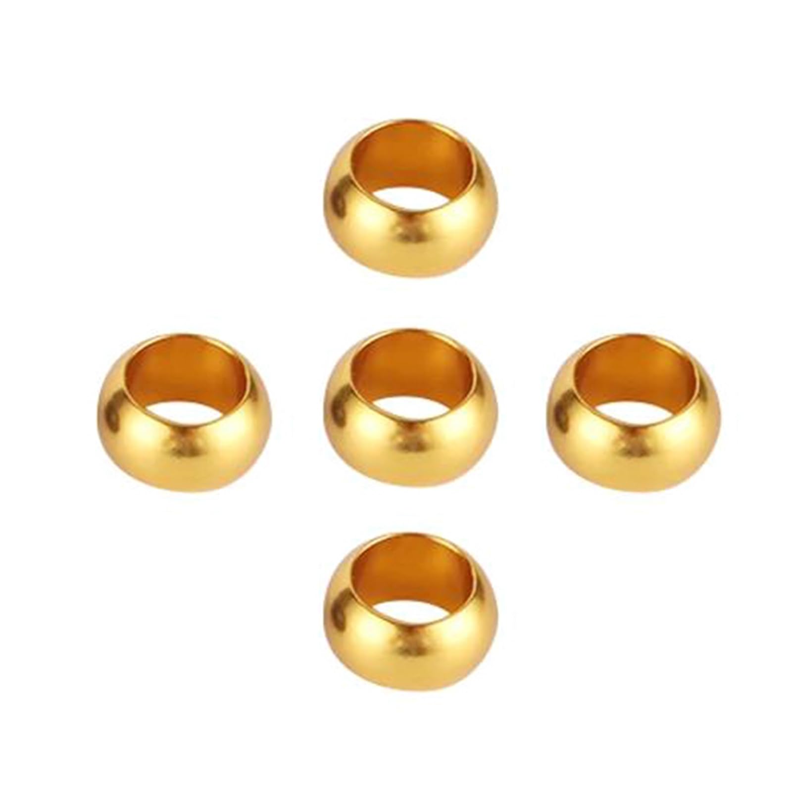 Anillas de aluminio para patas de aves, 20 anillos de aluminio for patas aves, multicolor, 8 mm/10 mm, for identificación palomas y loros(Gold,Inner Diameter 10mm)