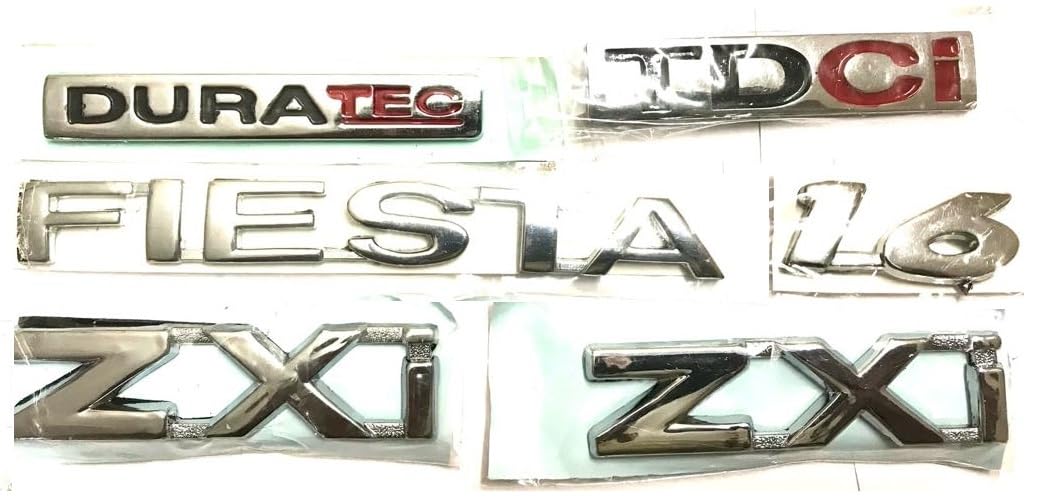 CAR Badge Emblem Monogram Logo Decals wrap Sticker Symbol 3D Compatible with Fiesta KIT32-image-46
