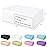 White Gift Box 10 x 6 x 3 with Magnetic Closure Lid Gift Boxe for Presents,Bridesmaid Gifts Boxes,Cute Box,Birthday Box,Luxury for Gift Packaging, Magnetic Gift Boxe for Wrapping Gifts (White)
