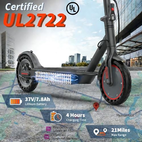 Electric Scooter for Adults, 350/500W Motor, 19/22MPH, 16-31