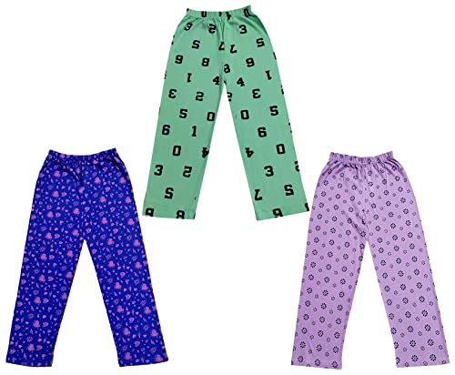 Image of KAYU Kid's Boy's and Girl's Printed Cotton Regular Fit /Track Pant |Pyjama [Pack of 3]