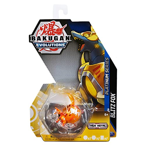 Bakugan Evolutions 2022 Platinum Series Die-cast Aurelus Blitz Fox