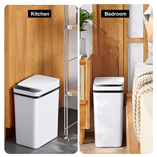 Image of 2.5 Gallon Smart Trash Can Sensor Motion - Touchless Bathroom Trash Can