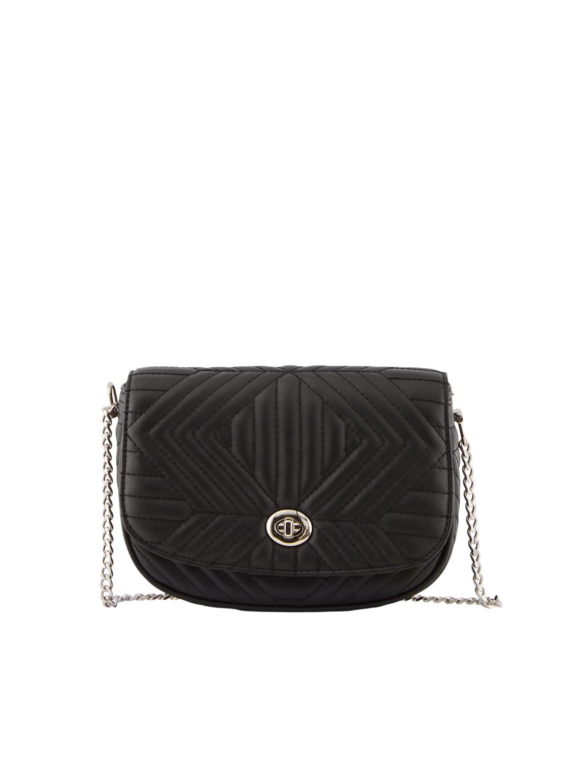 PIECES Women's Pcnoa Quilting Cross Body Shoulder Bag, Black, One Size
