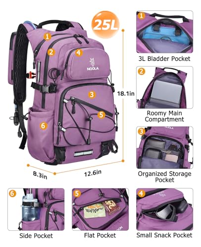 NOOLA 25L Hydration Backpack with Bladder