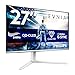 Philips 27M2N6501L - 27 Zoll QHD OLED Gaming Monitor, Ambiglow, 240Hz, 0.03ms, G-Sync comp., HDR10 (2560x1440, HDMI 2X 2.1, DP 1x 1.4, USB Hub) Weiss